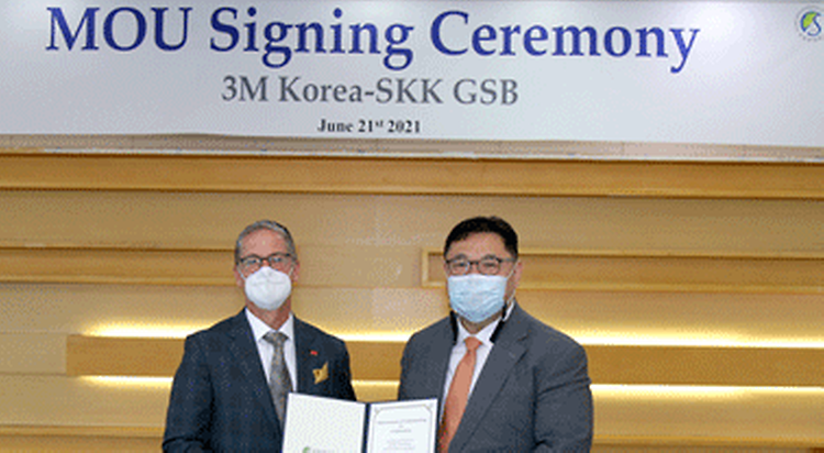 SKK GSB & 3M KOREA Sign MOU