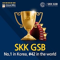 SKK GSB ranking was ranked #42 in the world & #9 in Asia by 2019 FT MBA rankings.