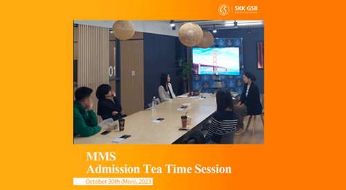 MMS Admission Tea Time Session