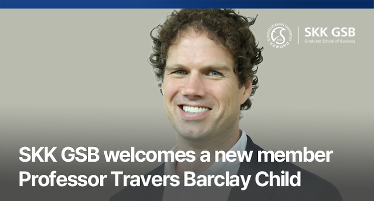 SKK GSB welcomes a new member: Prof. Travers Barclay Child