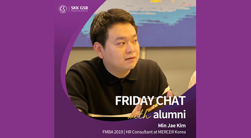 Friday Chat with Alumnus Minjae Kim