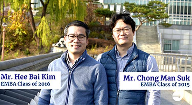 Meet the President and Vice President of the SKK GSB Alumni Association: Mr.Hee Bai Kim and Mr.Chong Man Suk