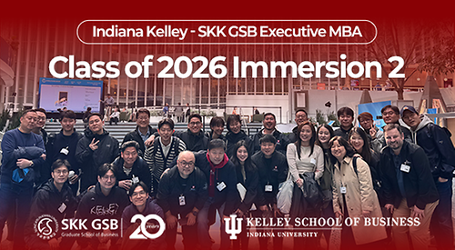 Indiana Kelley-SKK GSB Executive MBA Class of 2026: Immersion 2 in Washington, D.C.