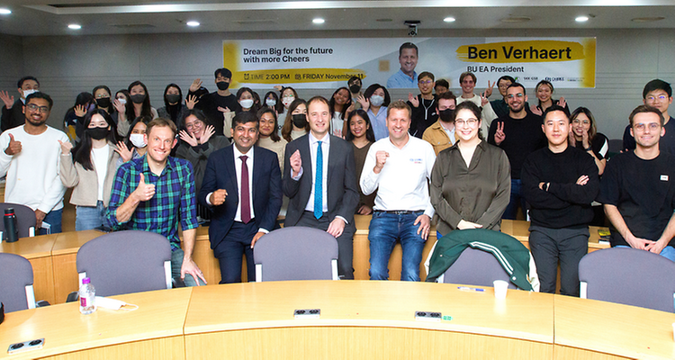 SKK GSB held a CEO Lecture with Mr. Ben Verhaert from OB Beer