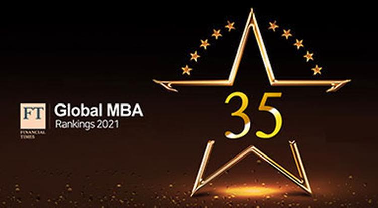 SKK GSB ranked 35th in the world-2021 Financial Times Global MBA Ranking