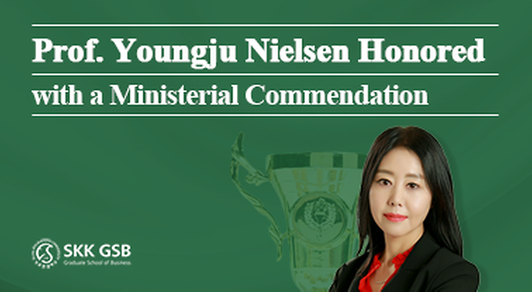 Prof. Youngju Nielsen Honored with a Ministerial Commendation